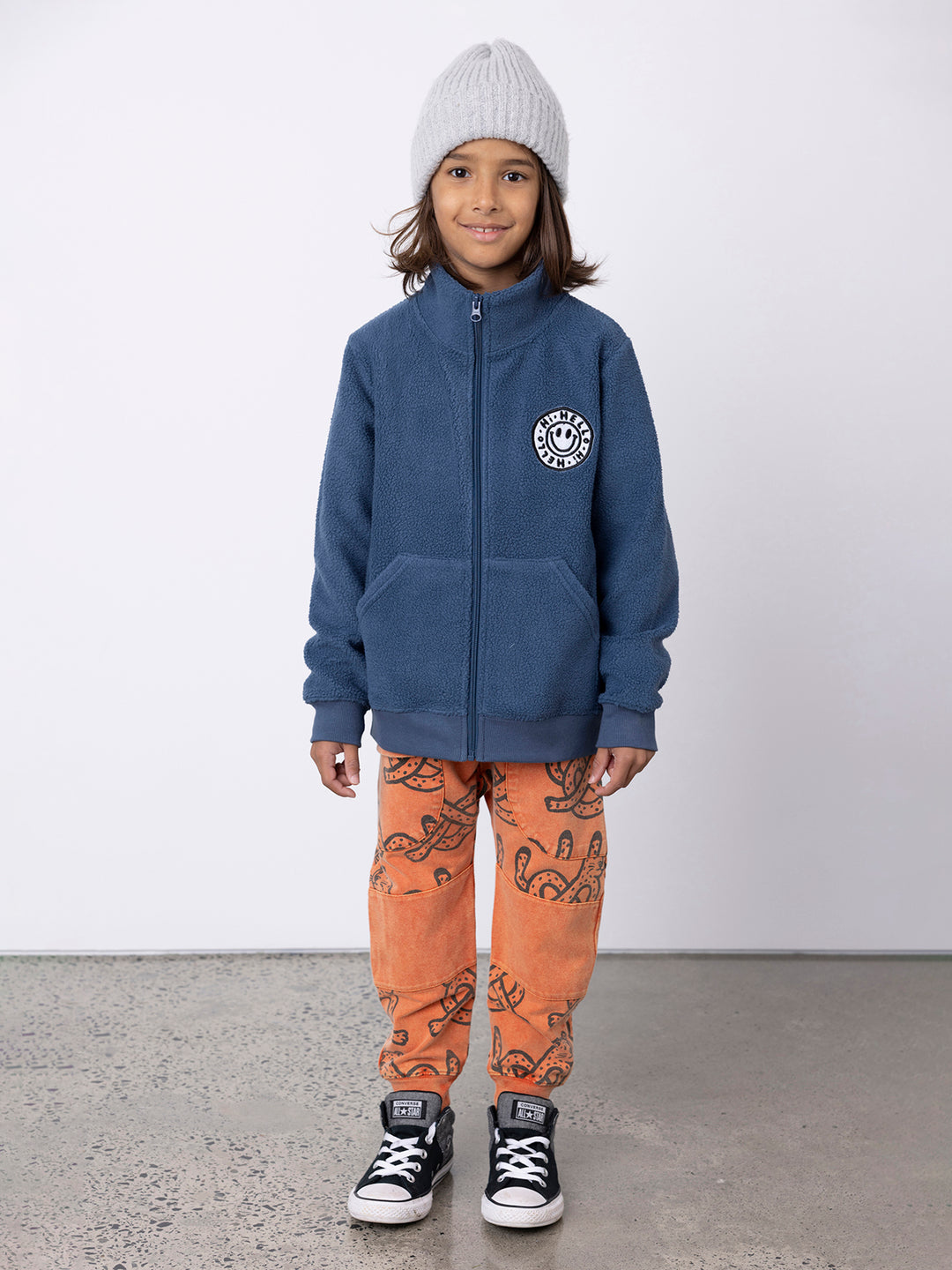 Minti Happy Teddy Zip Up