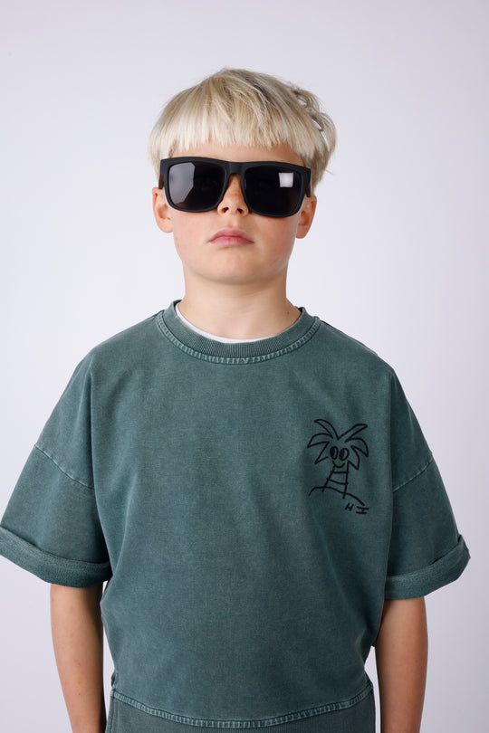 Minti Cheeky Palm Short Sleeve Crew