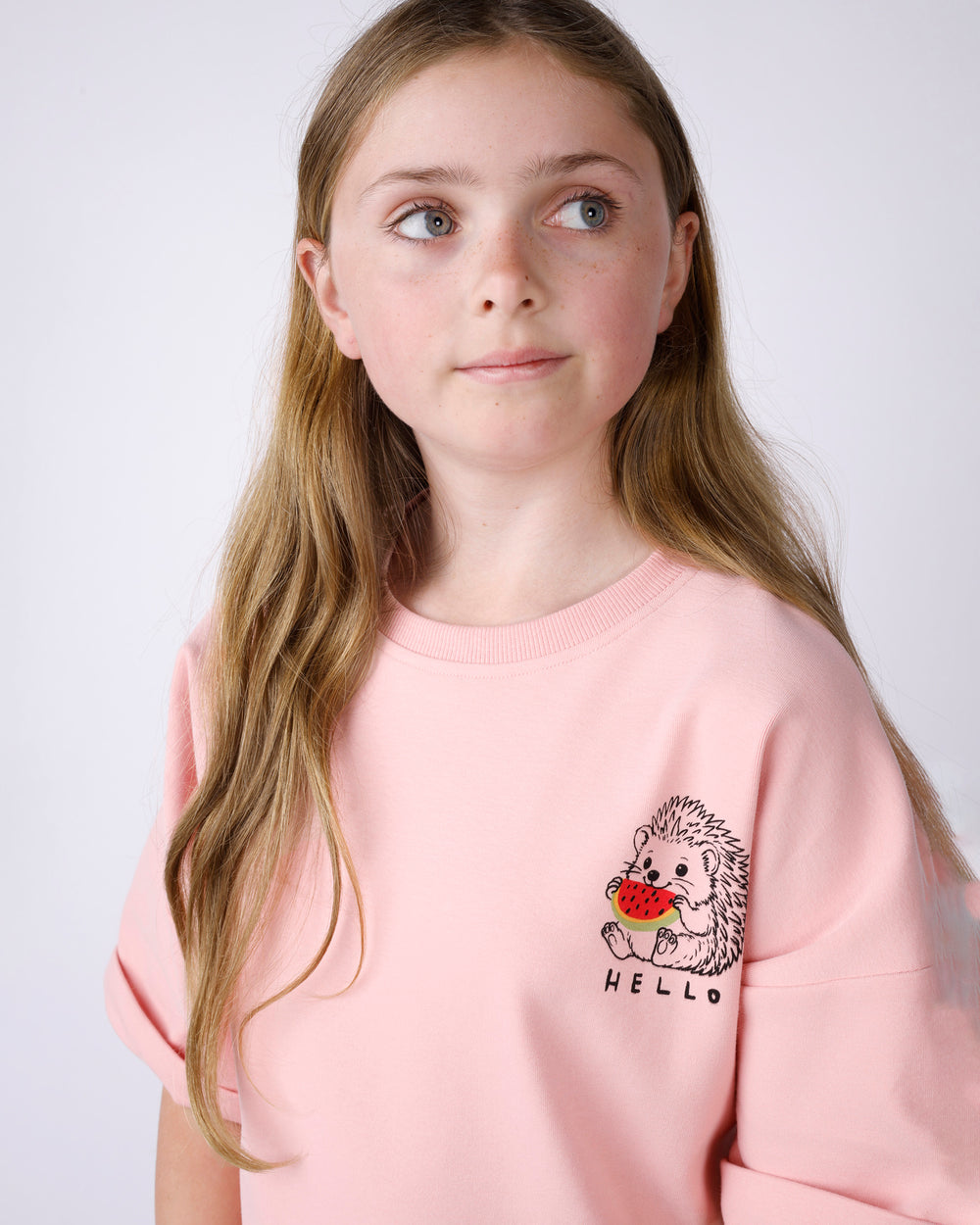 Minti Hello Hedgehog Short Sleeve Crew