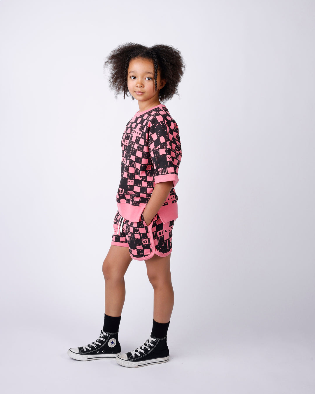 Minti Sketchy Grid Short