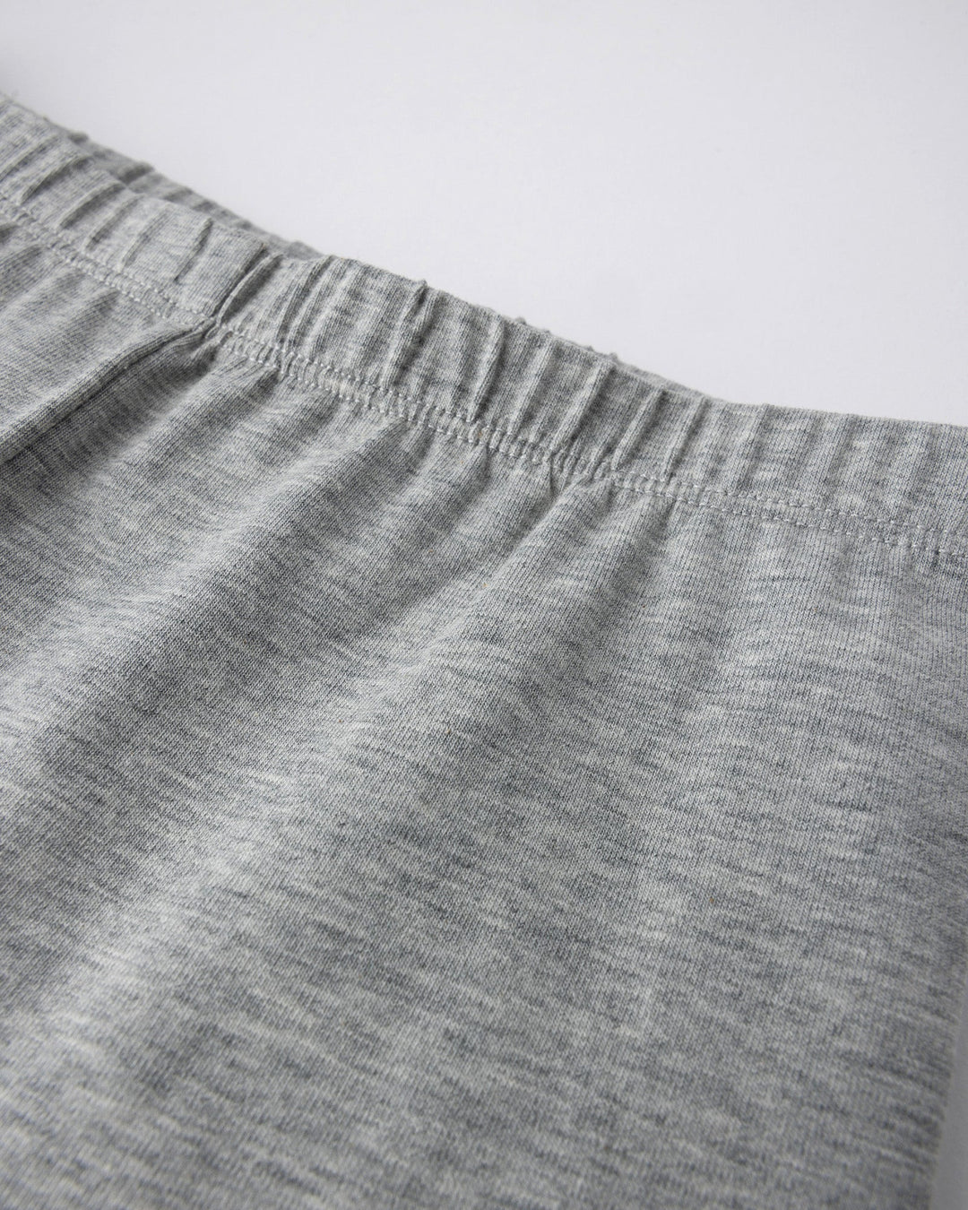 Close up detail of the Hello Tiger Tights in grey marle