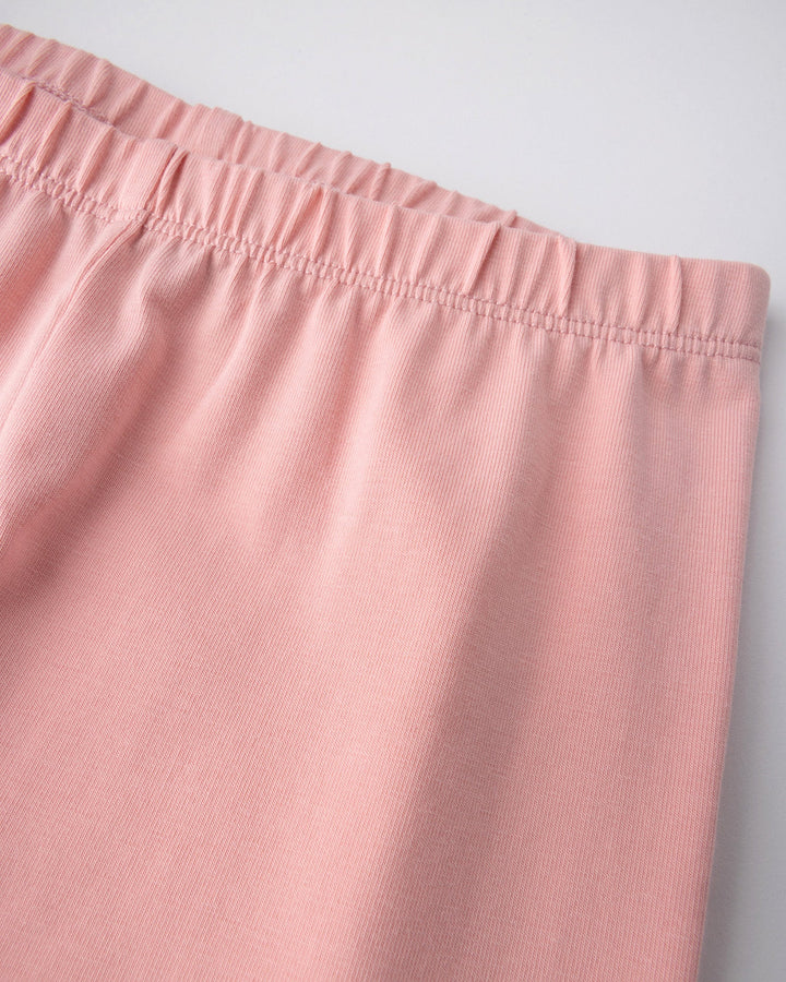 Close up detail of the Hello Unicorn Tights in pink