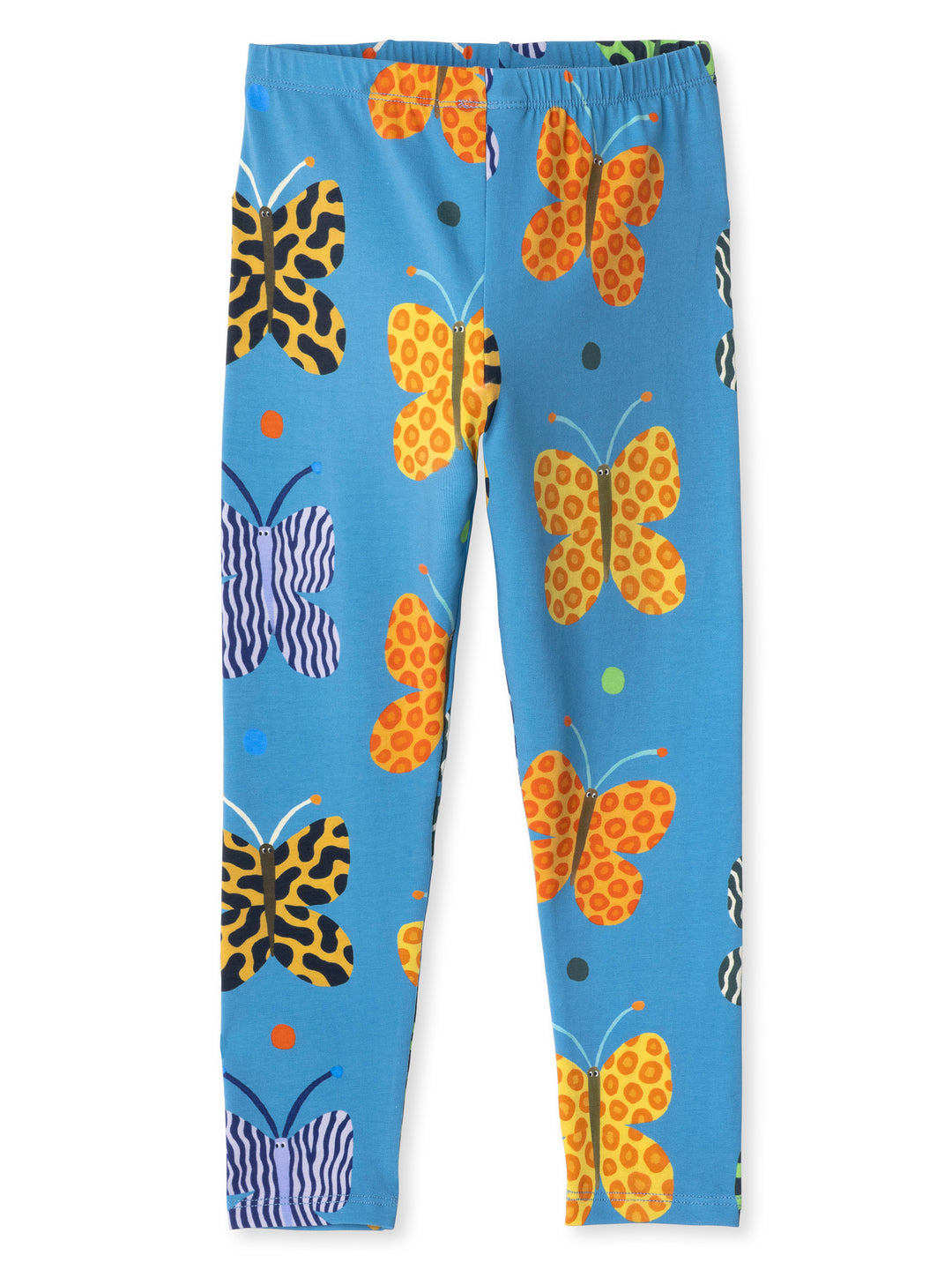 Minti kids clothing. Super comfy leggings with elasticated waistband. 190 Gram // 95% Cotton // 5% Elastane.