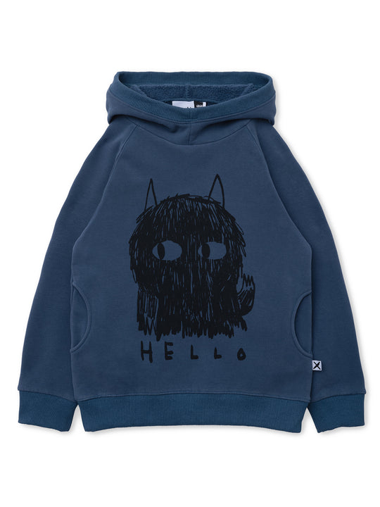 Minti Hello Goodbye Monster Furry Hood