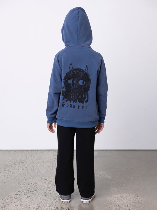 Minti Hello Goodbye Monster Furry Hood
