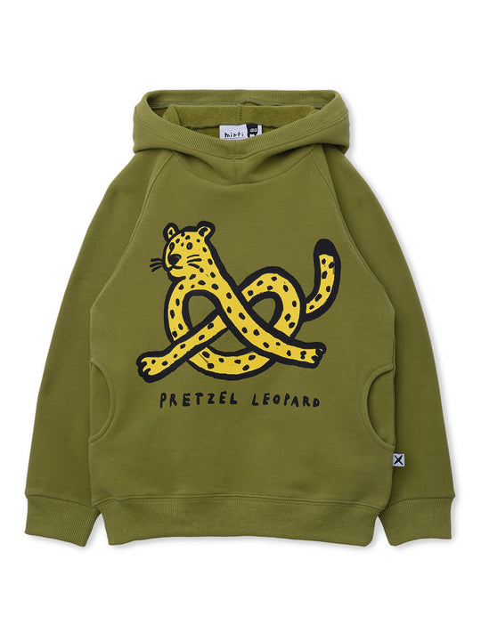 Minti Pretzel Leopard Furry Hood