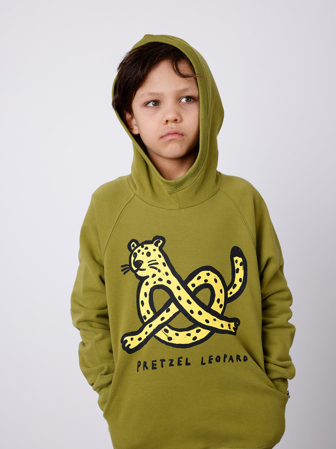 Minti Pretzel Leopard Furry Hood