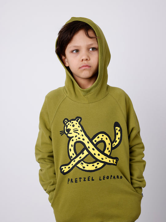 Minti Pretzel Leopard Furry Hood