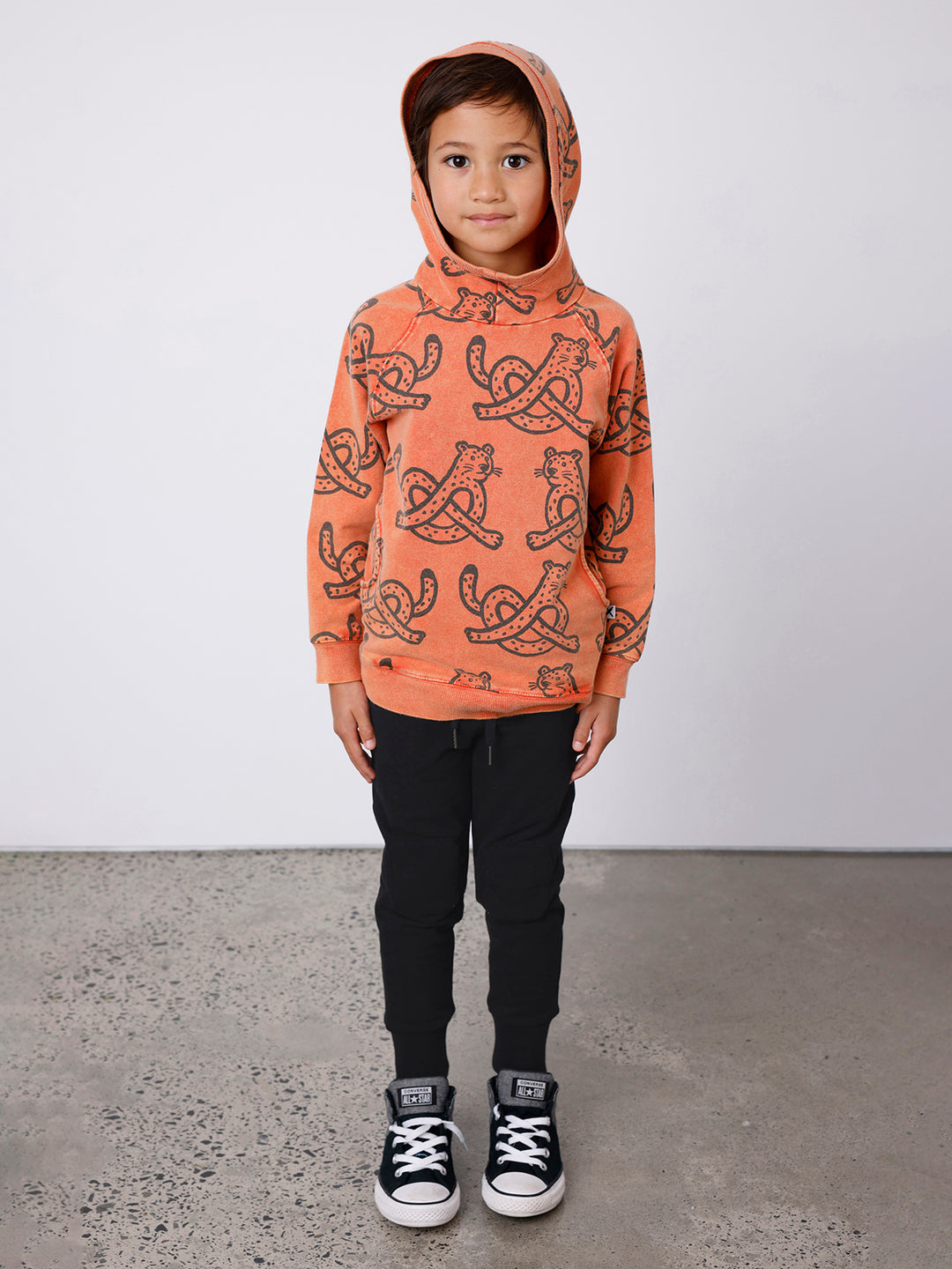 Minti Pretzel Leopard Hood