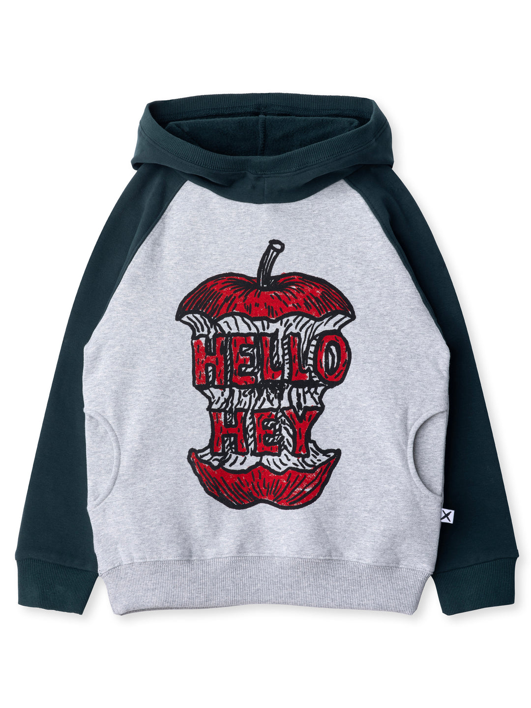 Minti kids clothing. Super comfy hoodie with side pockets and higher neck - perfect for cold days! 330 Gram // Brushed Inside // 95% Cotton // 5% Elastane.