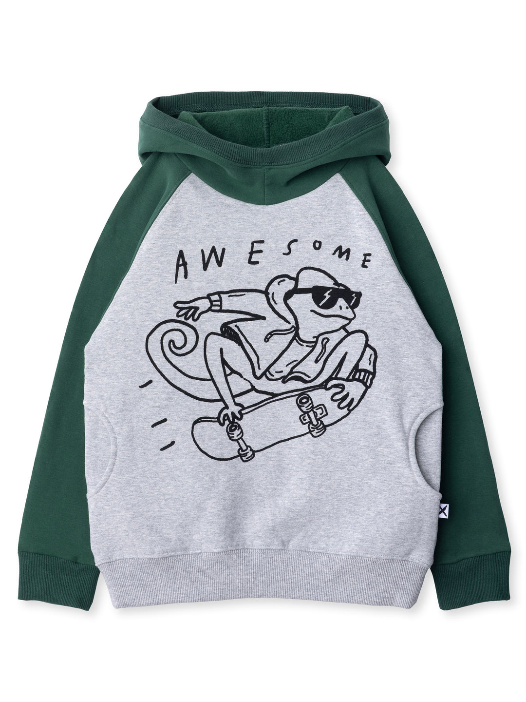 Minti kids clothing. Super comfy hoodie with side pockets and higher neck - perfect for cold days! 330 Gram // Brushed Inside // 95% Cotton // 5% Elastane.