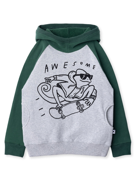 Minti kids clothing. Super comfy hoodie with side pockets and higher neck - perfect for cold days! 330 Gram // Brushed Inside // 95% Cotton // 5% Elastane.