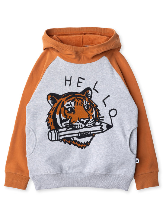 Minti kids clothing. Super comfy hoodie with side pockets and higher neck - perfect for cold days! 330 Gram // Brushed Inside // 95% Cotton // 5% Elastane.