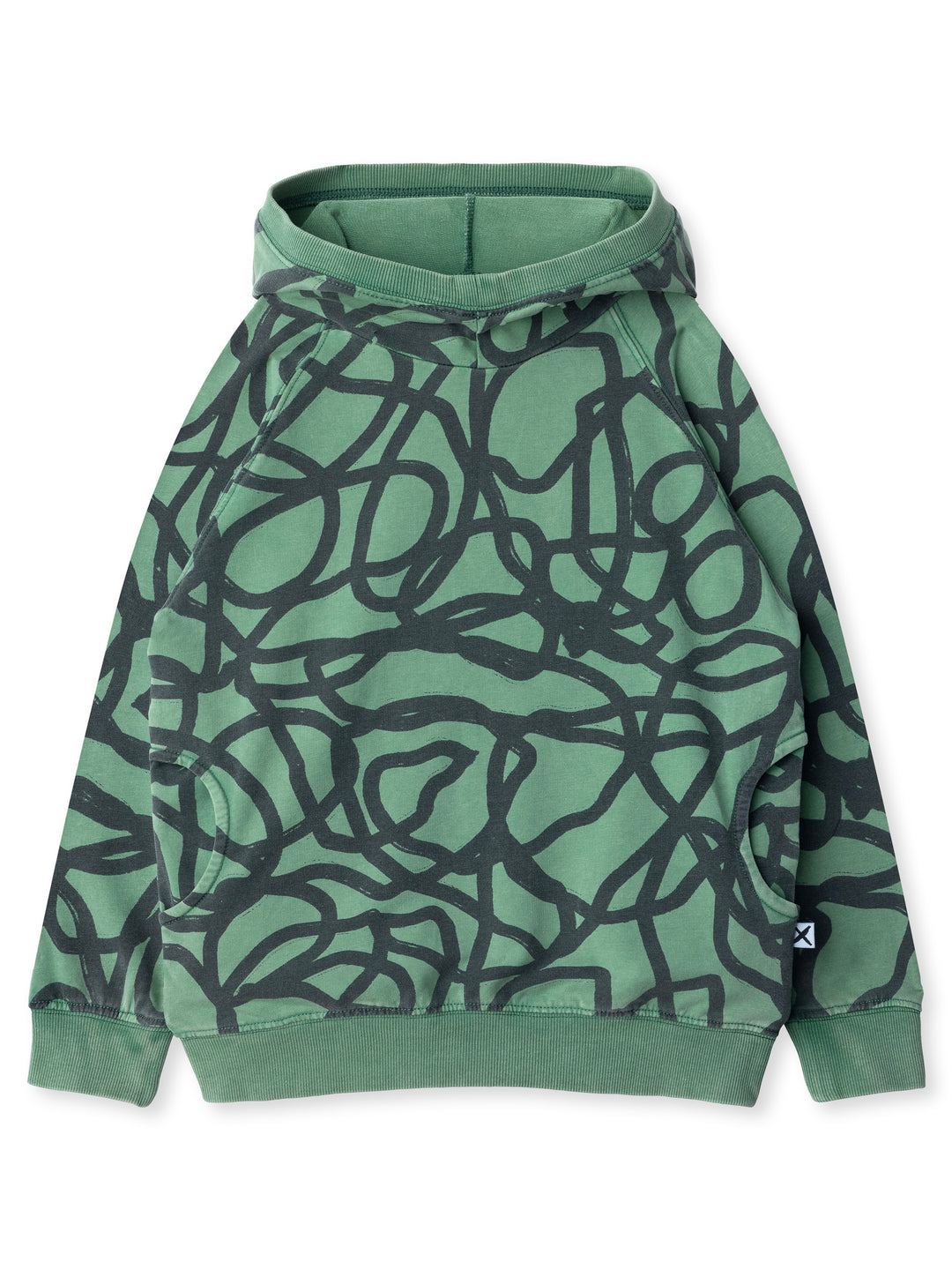 Minti kids clothing. Super comfy hoodie with side pockets and higher neck - perfect for cold days! 260 Gram // 95% Cotton // 5% Elastane.