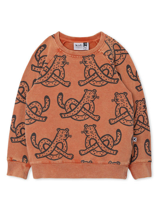 Minti Pretzel Leopard Crew