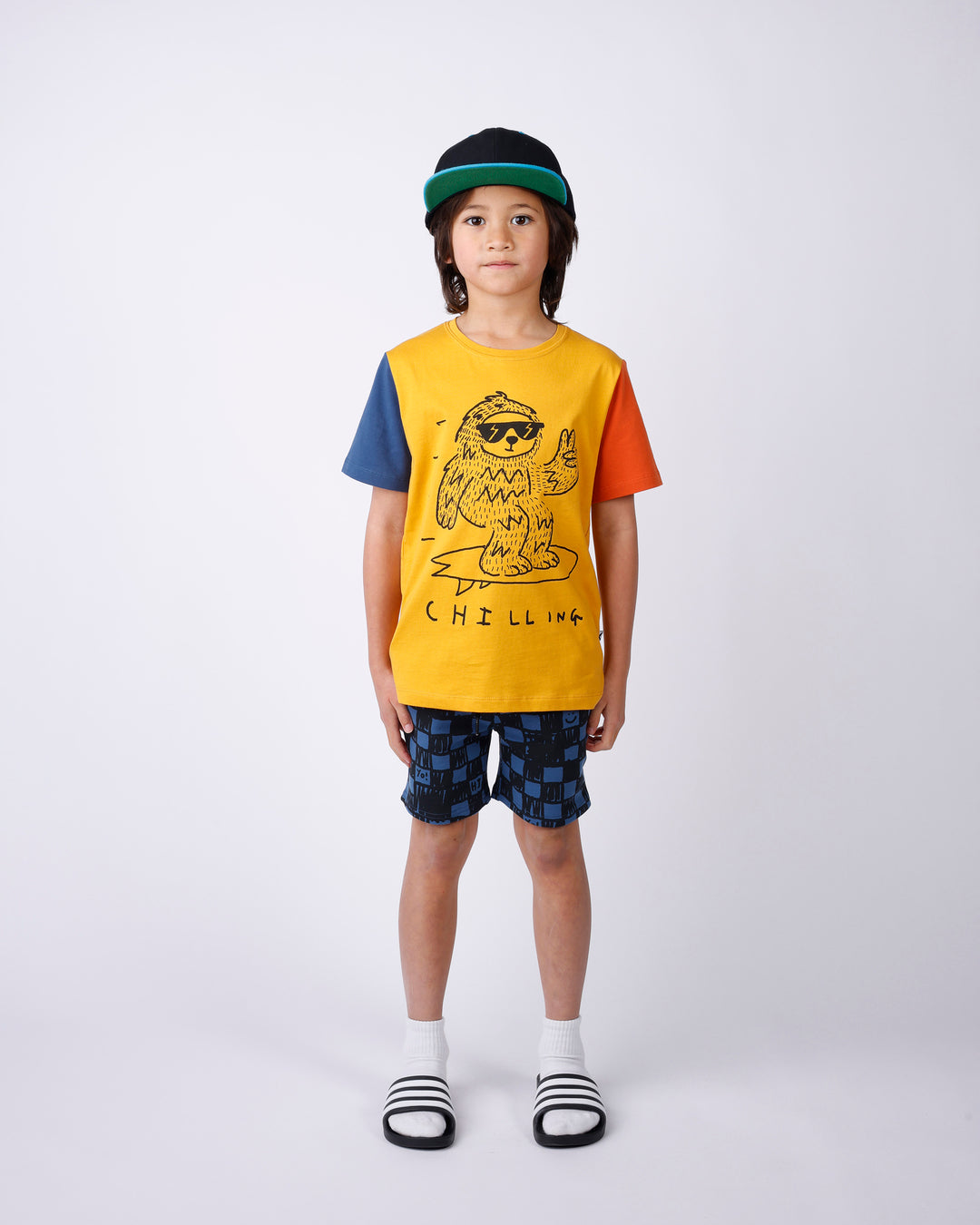 Minti Sketchy Grid Short