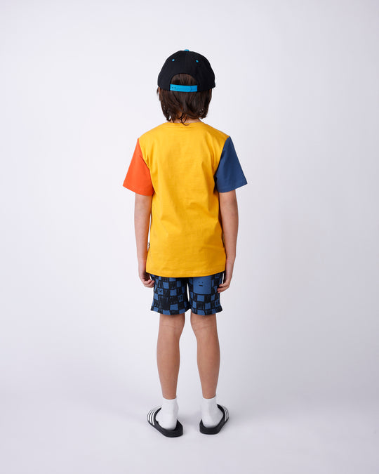 Minti Sketchy Grid Short