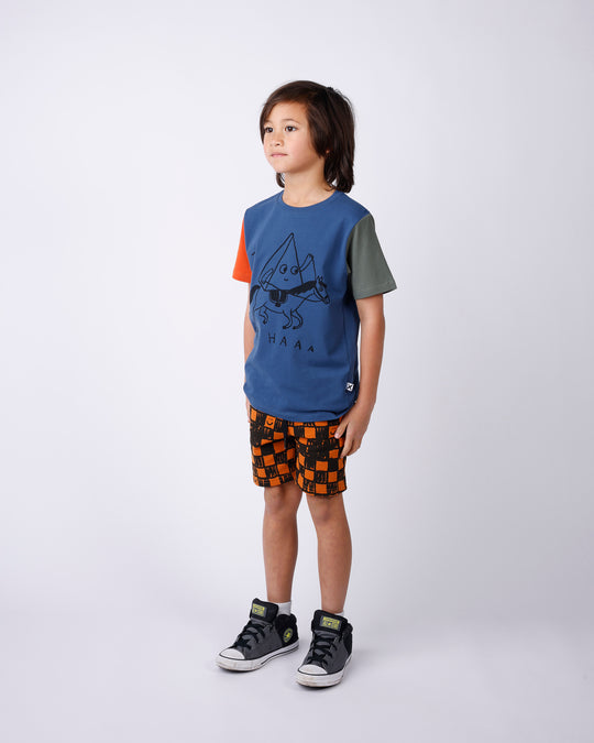 Minti Sketchy Grid Short