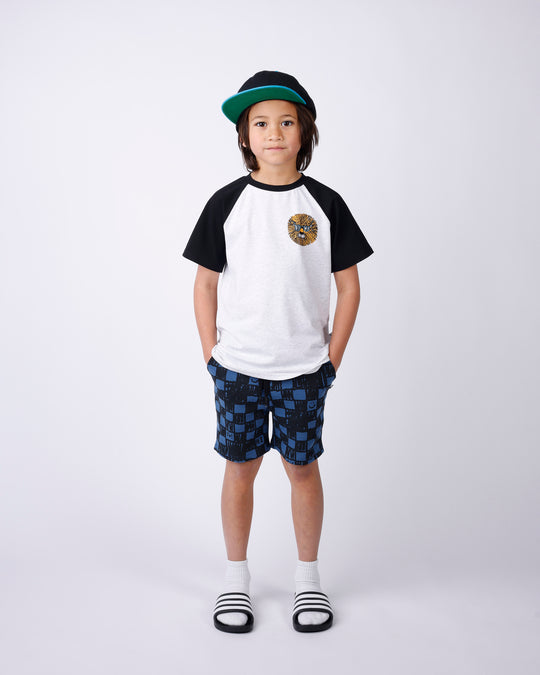 Minti Sketchy Grid Short