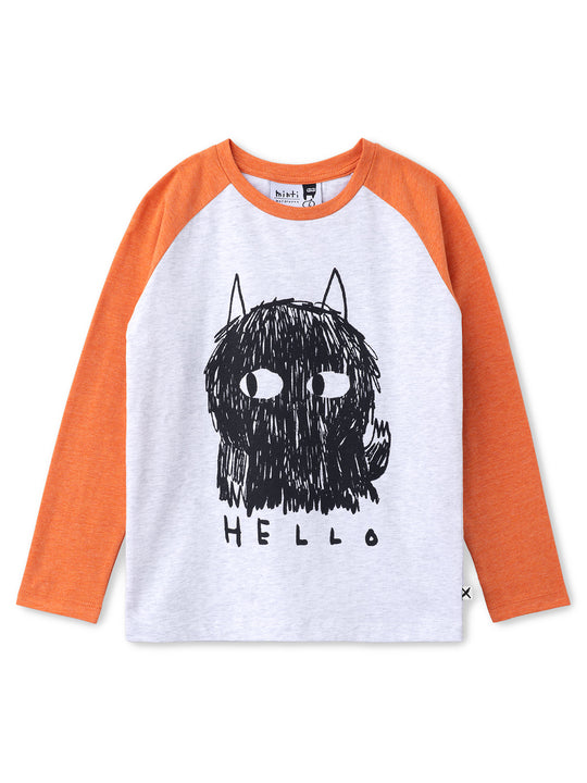 Minti Hello Goodbye Monster Tee
