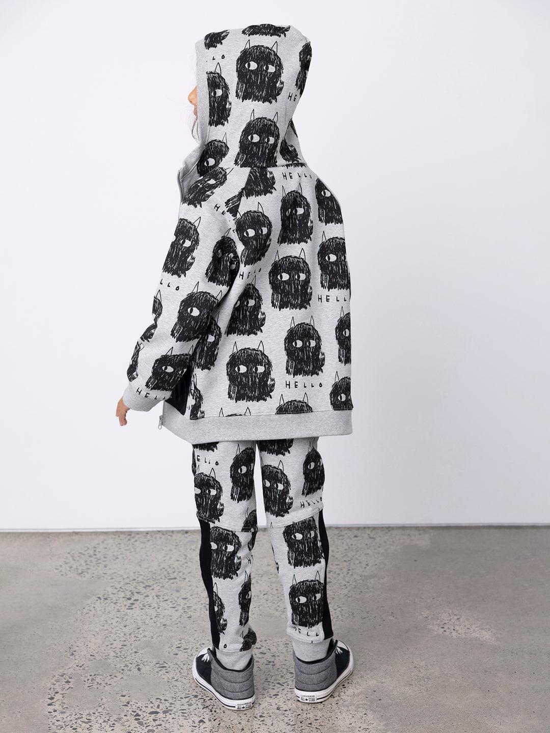 Minti Hello Monsters Furry Zip Up