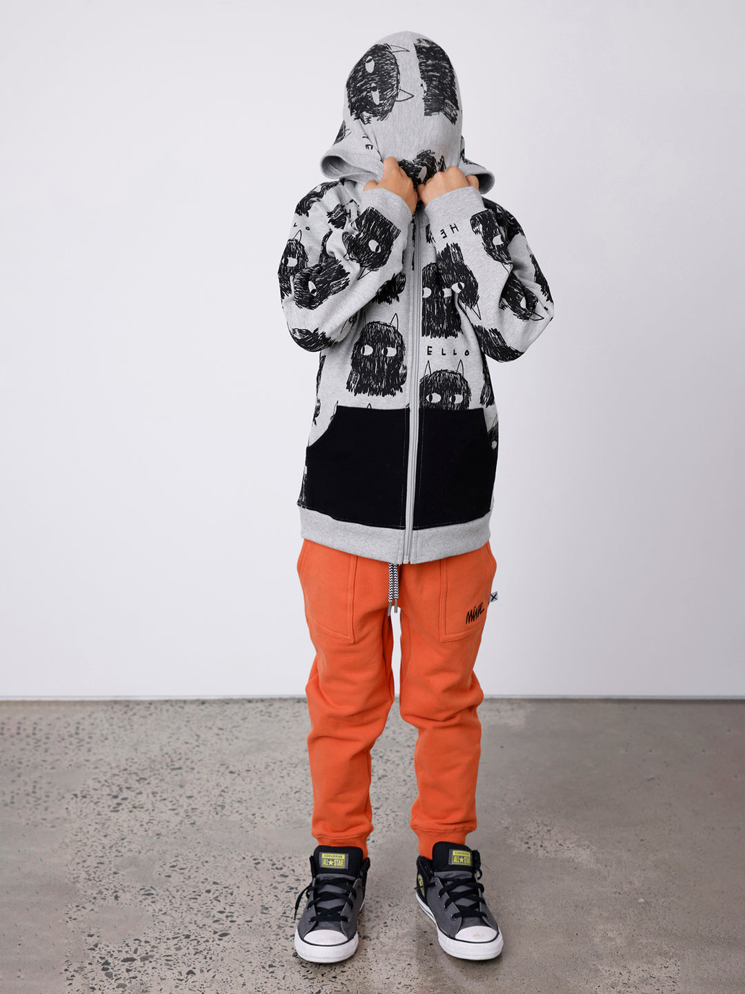 Minti Hello Monsters Furry Zip Up