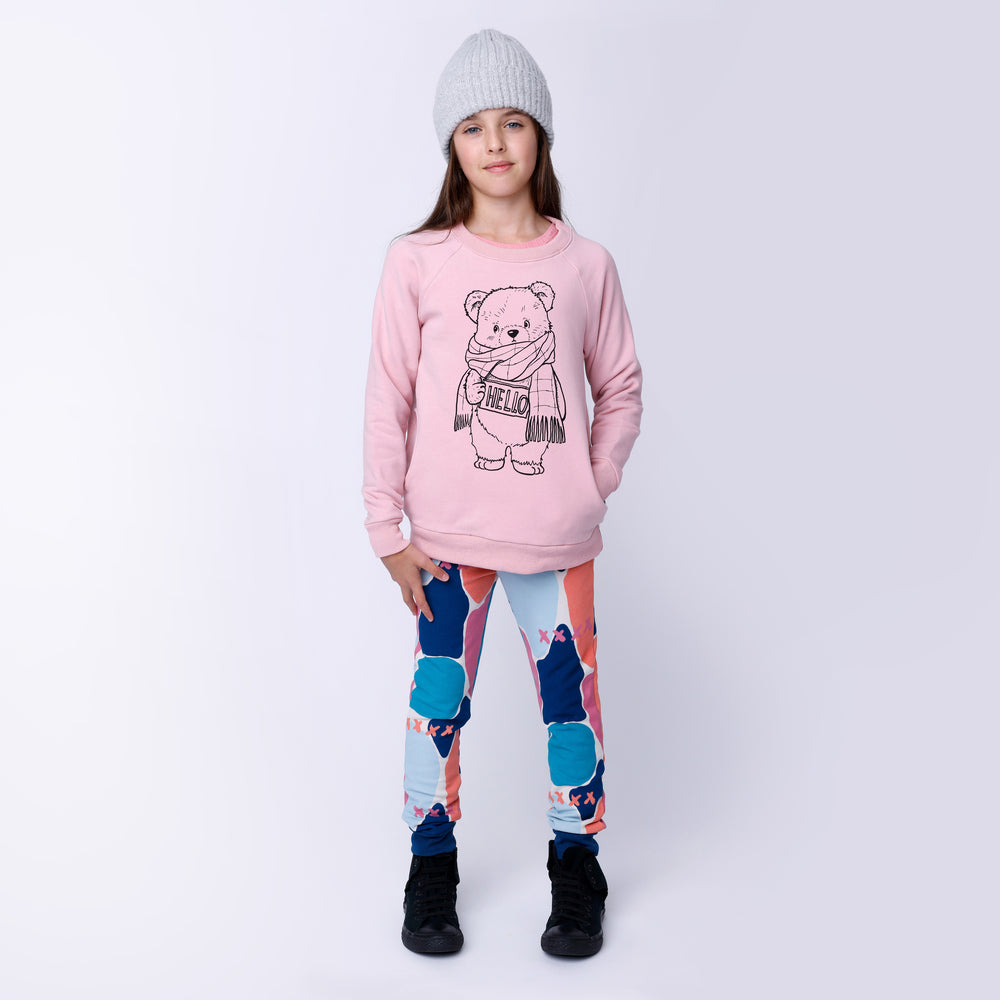 Minti Watercolour Furry Trackies