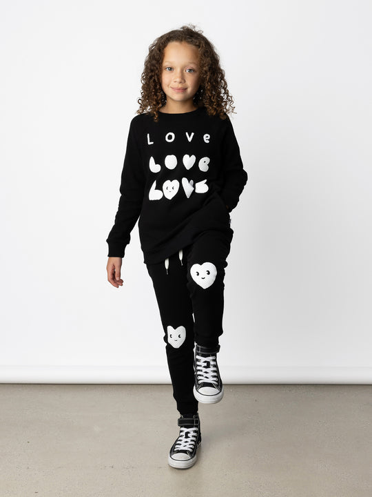 Minti Happy Hearts Furry Trackies