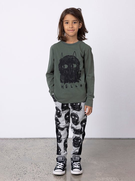 Minti Hello Monsters Furry Trackies
