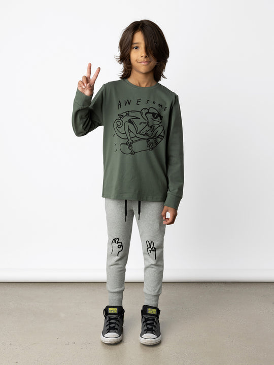 Minti Good Vibes Furry Trackies
