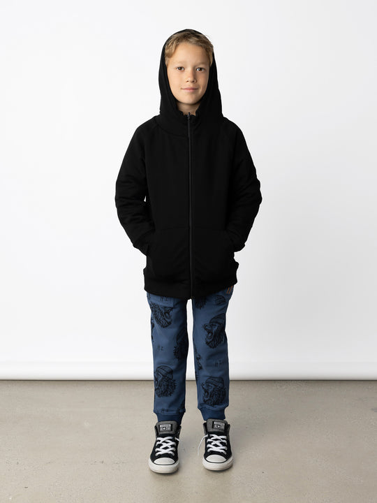 Minti Roar Furry Reversible Zip Up