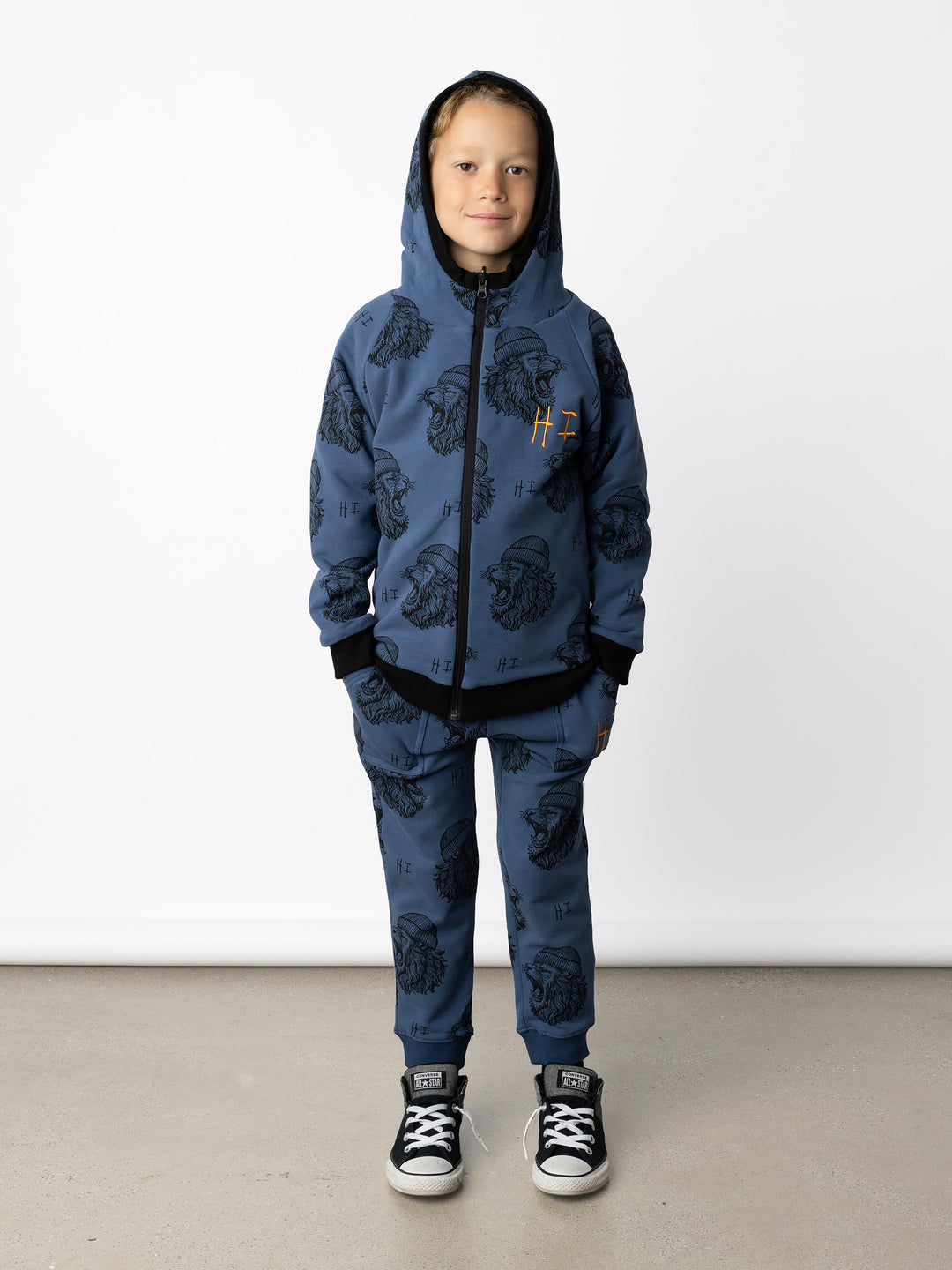 Minti Roar Furry Reversible Zip Up