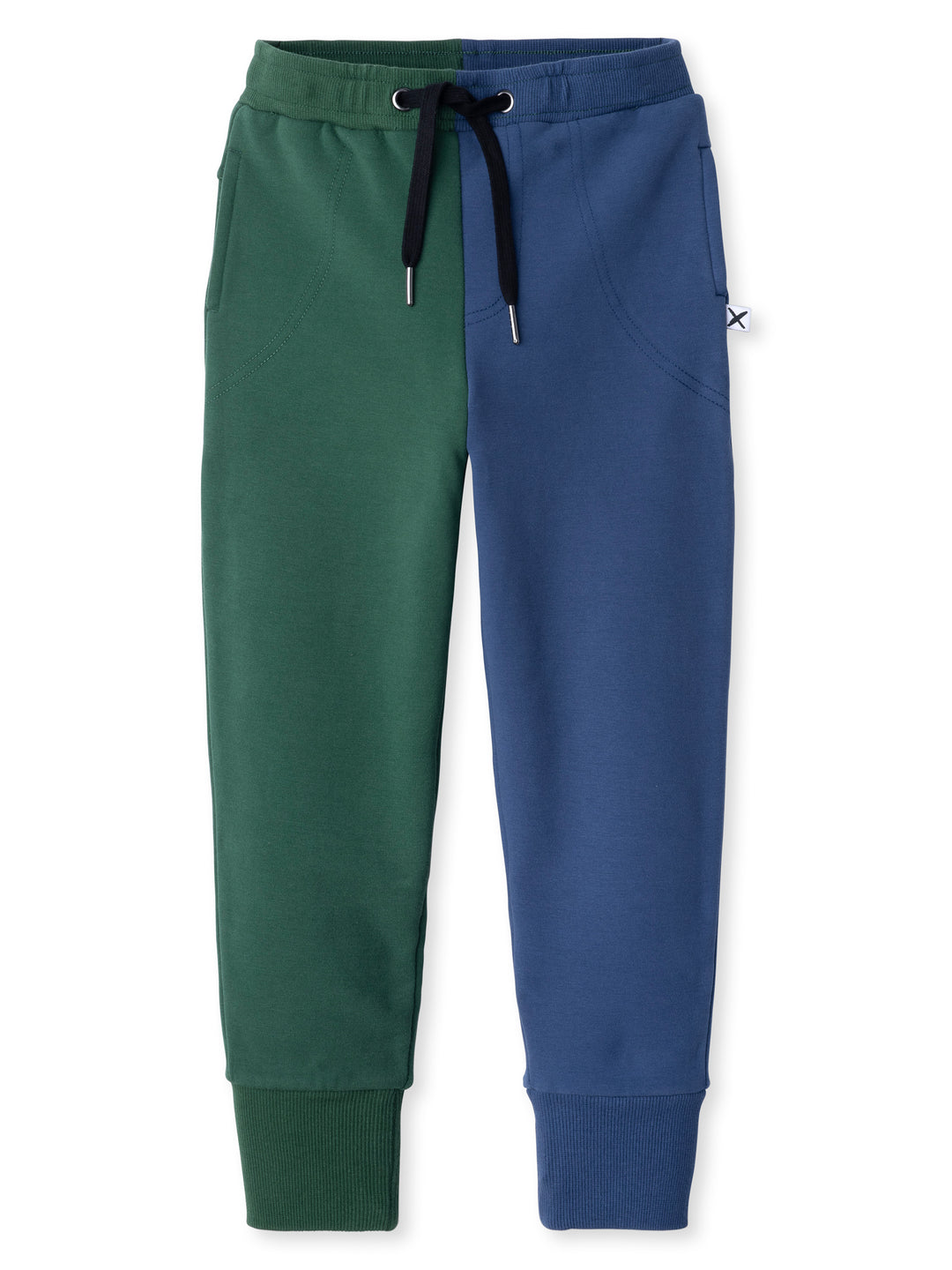 Minti kids clothing. Straight leg trackies with stitched detail pockets, elasticated waistband, shoelace ties and back pocket. Small Minti embroidery on the back pocket. 330 Gram // Brushed Inside // 95% Cotton // 5% Elastane.