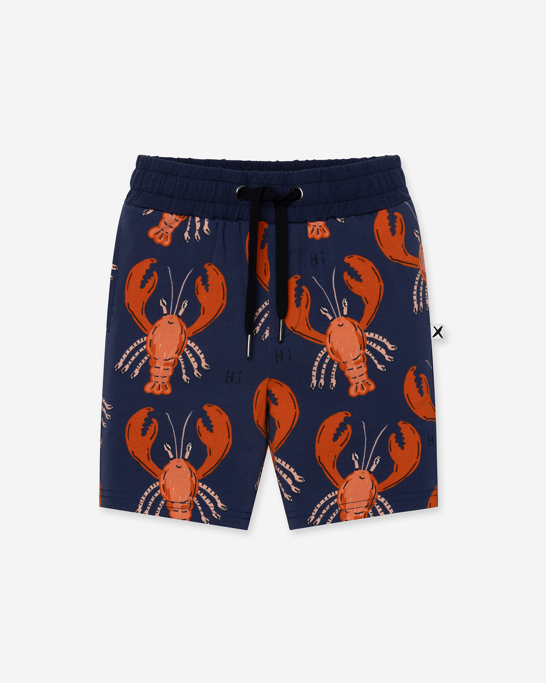 Vacay Crayfish Short in midnight, boys shorts by Minti, flat lay