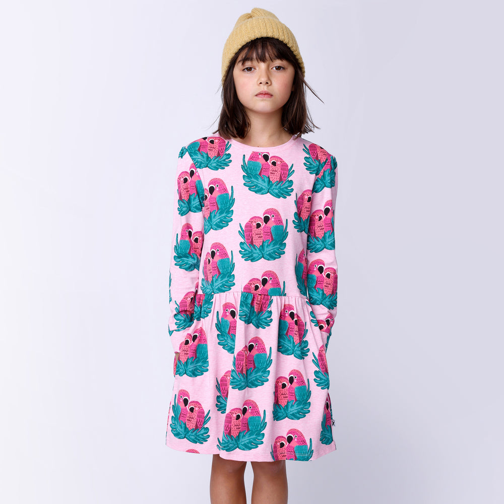 Minti Parrot Pair Dress