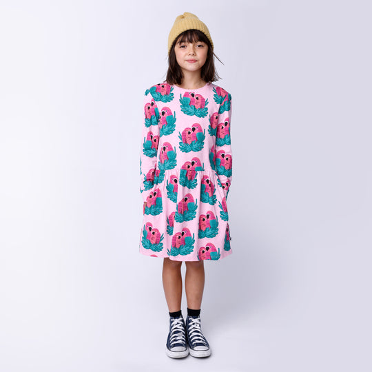 Minti Parrot Pair Dress