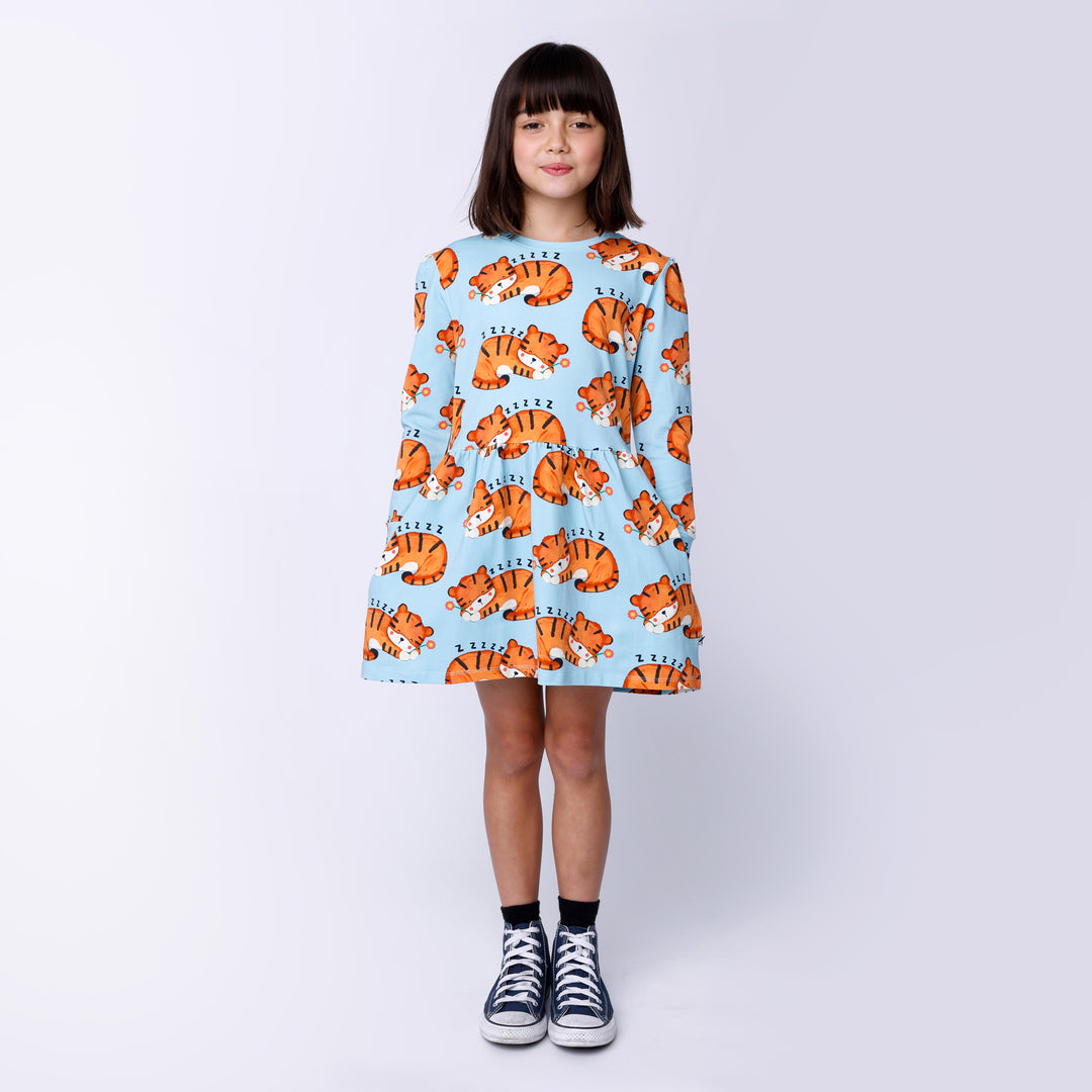 Minti Sleepy Tigers Dress