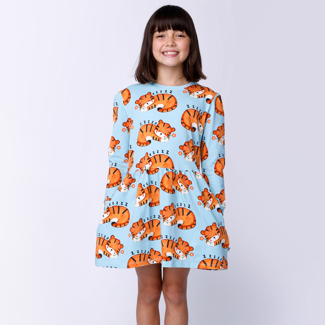 Minti Sleepy Tigers Dress