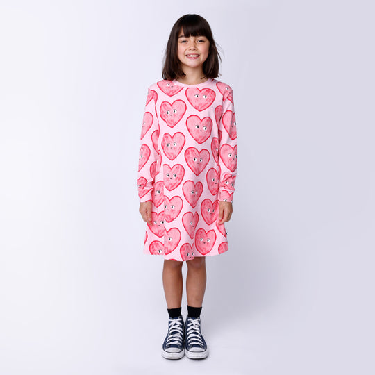 Minti Painted Hearts Dress