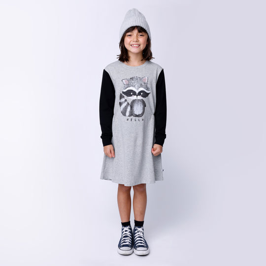 Minti Painted Raccoon Dress