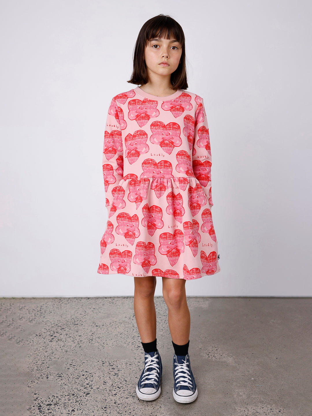 Minti Lovely Heart Furry Dress