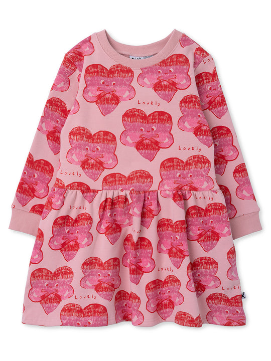 Minti Lovely Heart Furry Dress