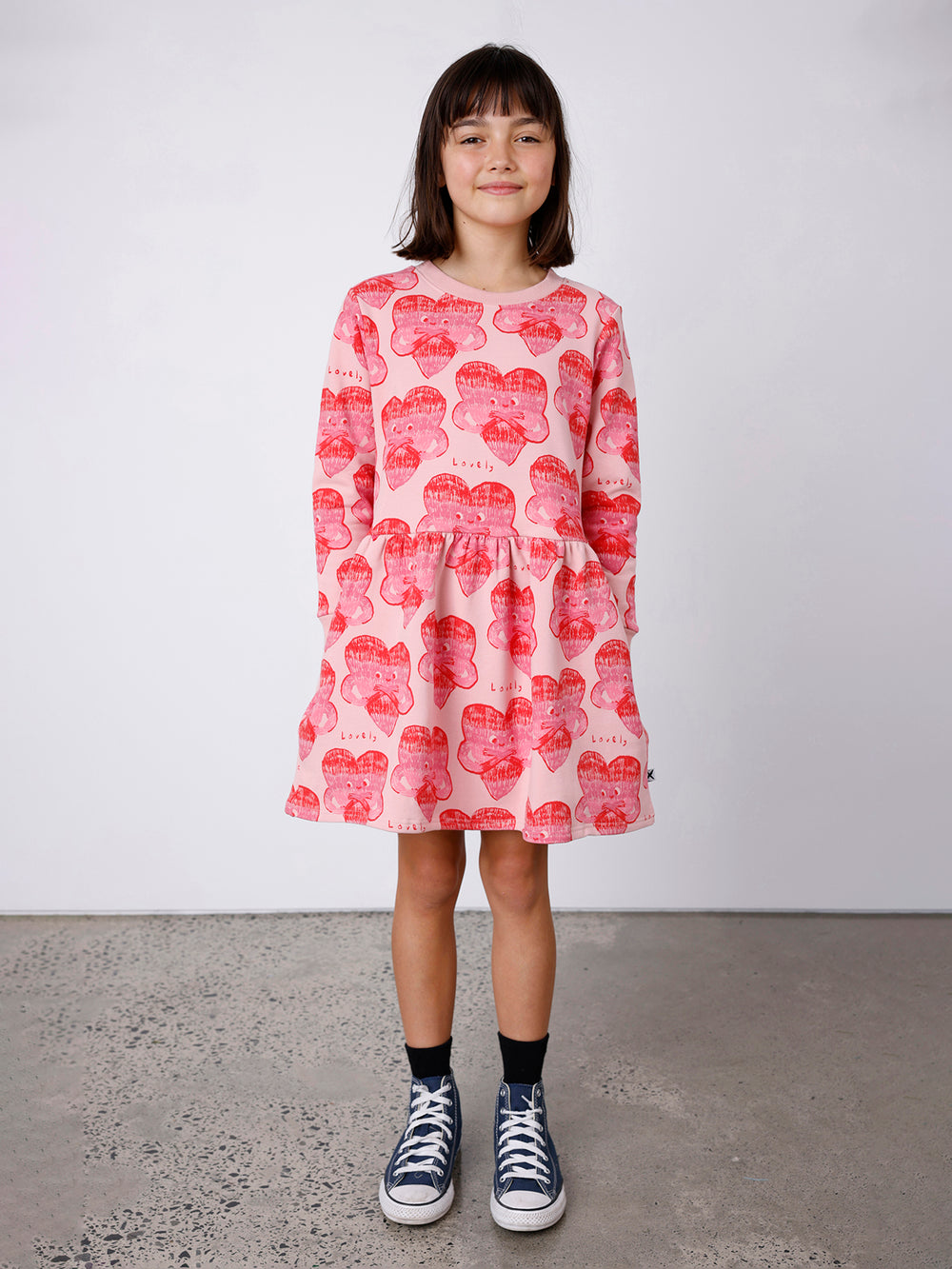 Minti Lovely Heart Furry Dress