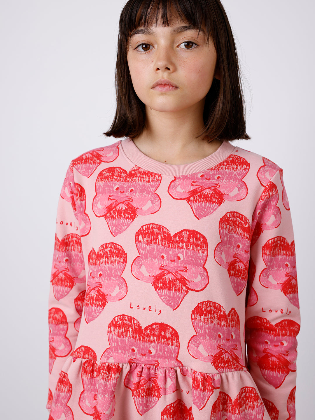 Minti Lovely Heart Furry Dress