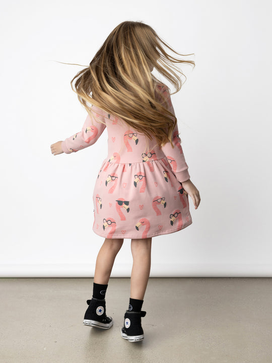 Minti Flamingo Friends Furry Dress