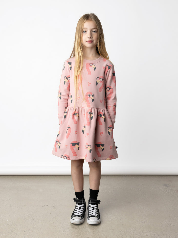 Minti Flamingo Friends Furry Dress