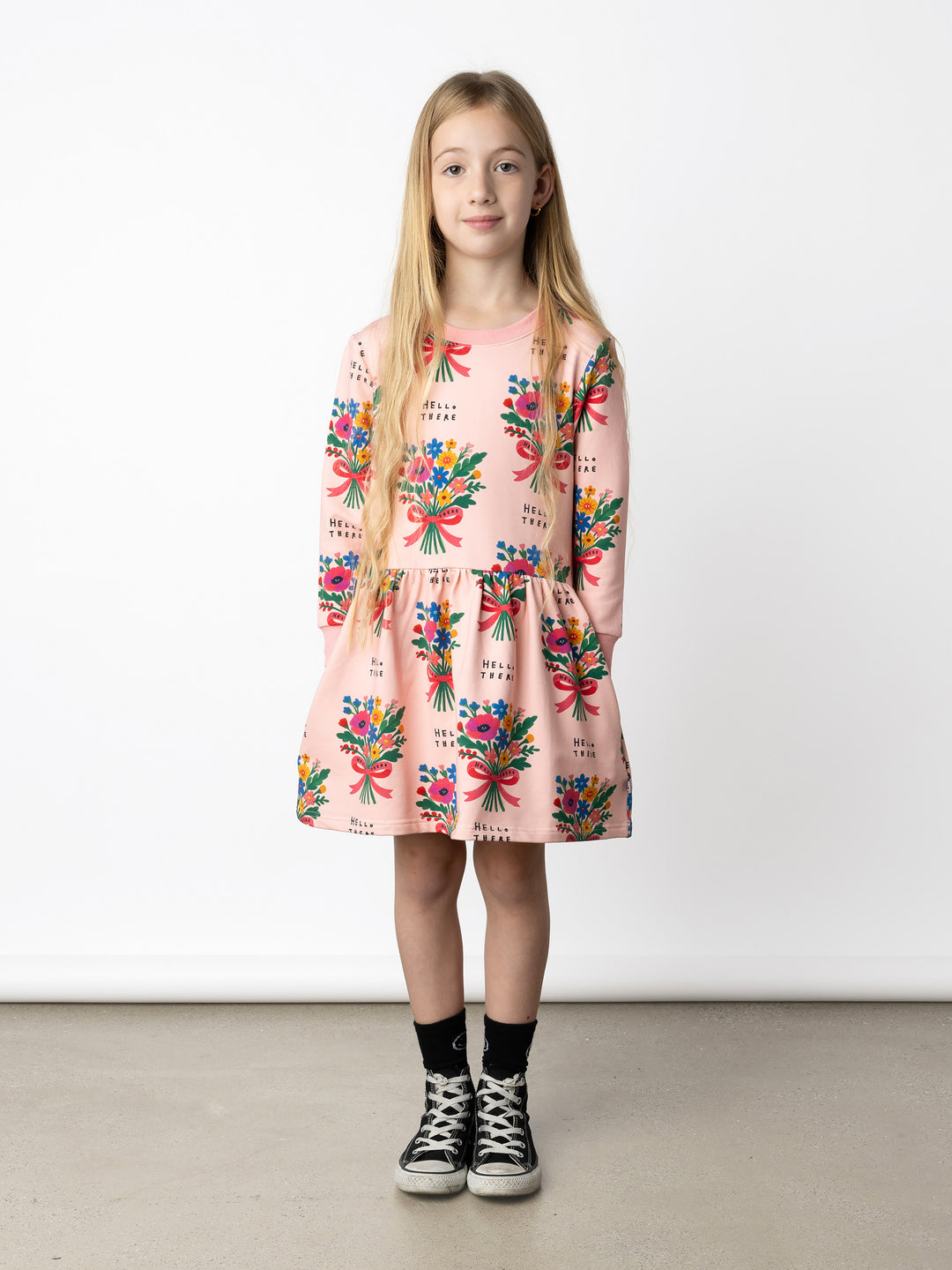 Minti Painted Bouquet Dress