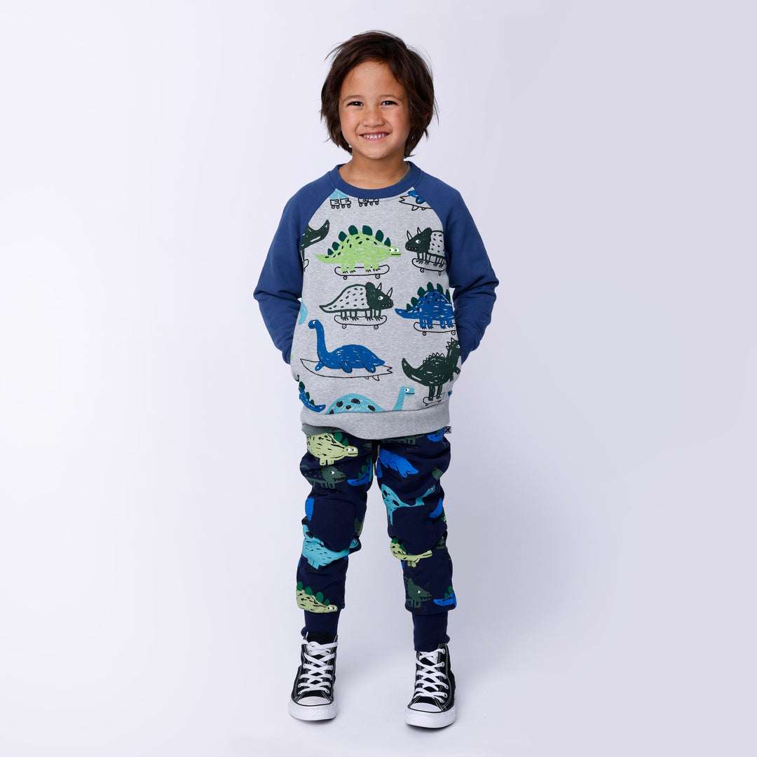 Minti Dino Rollers Furry Trackies