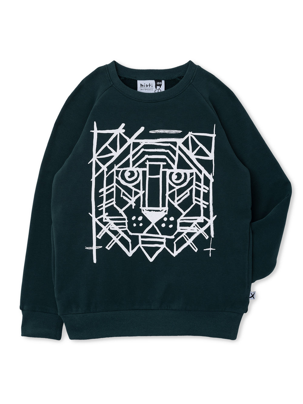 Minti Geometric Tiger Furry Crew