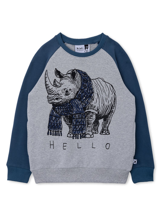 Minti Warm Rhino Furry Crew
